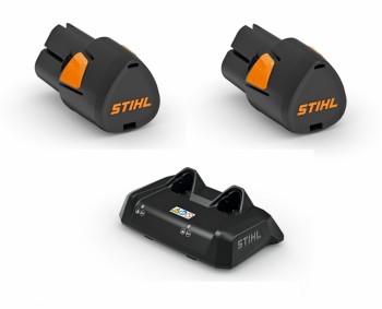 STIHL Starter Set mit 2x AS 2 Akku und AL 5-2 Ladegerät