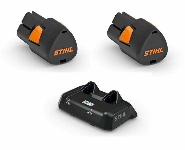 STIHL Starter Set mit 2x AS 2 Akku und AL 5-2 Ladegerät Bild 2