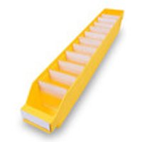 Kleinteilekasten 600 x 90 x 95mm gelb Bild 2