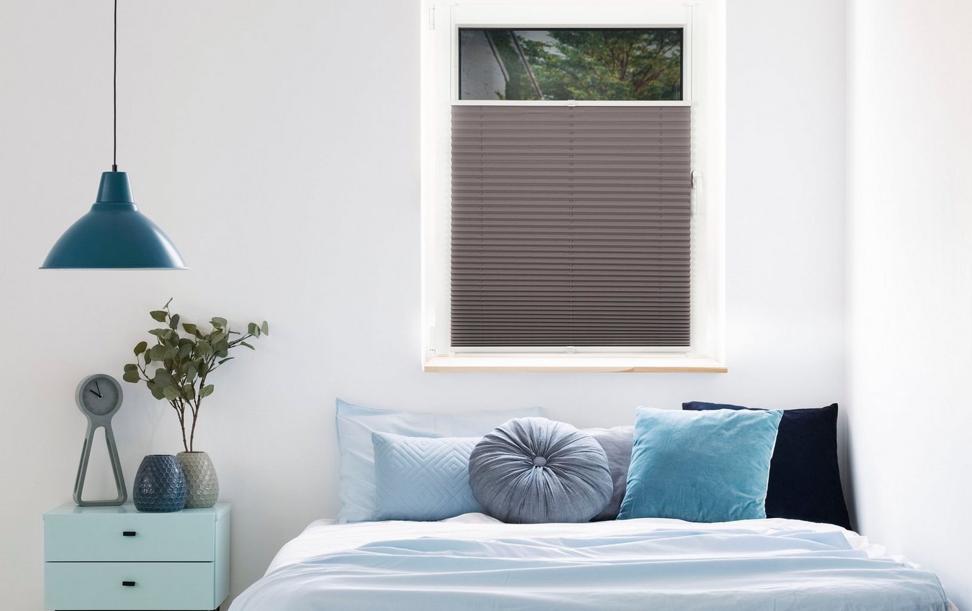 mydeco Plissee Free, ohne Bohren, Lichtschutz, Klemmfix, Lichtschutz, ohne Bohren, verspannt, Klemmfix Bild 5