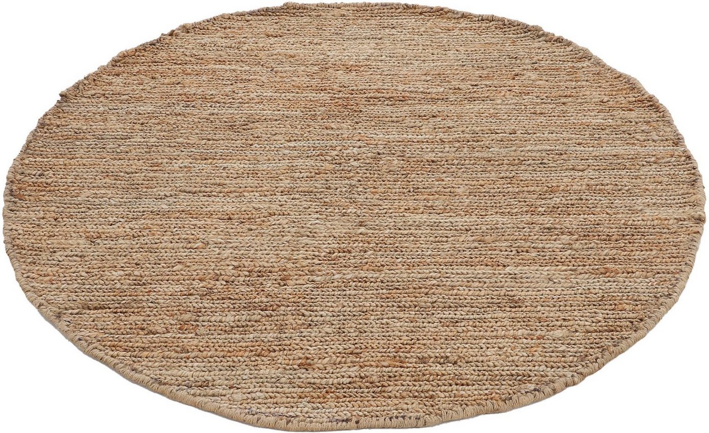 carpetfine Teppich Nala, Juteteppich aus Naturfaser, rund, Höhe: 9 mm, aus 100% Jute, viele Größen und Formen, quadratisch, rund, Läufer Bild 4