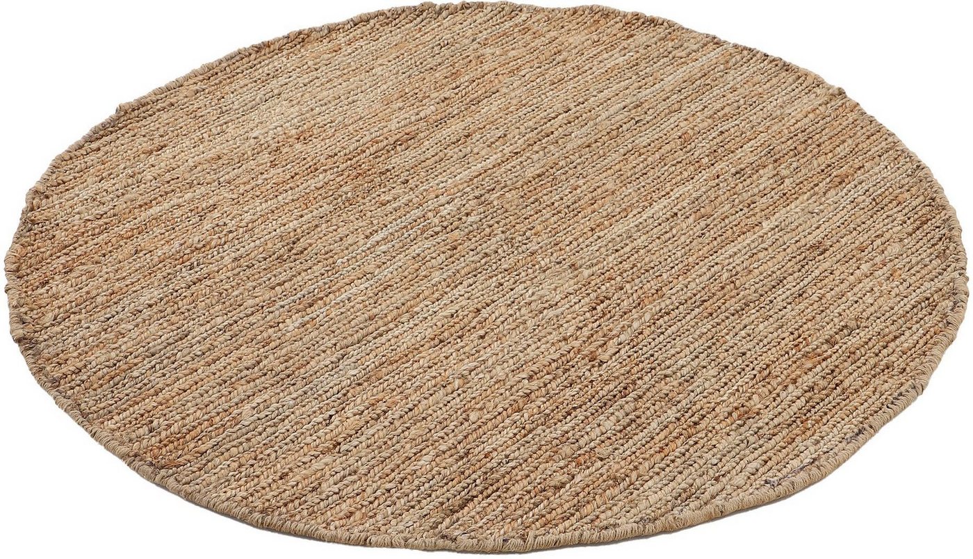 carpetfine Teppich Nala, Juteteppich aus Naturfaser, rund, Höhe: 9 mm, aus 100% Jute, viele Größen und Formen, quadratisch, rund, Läufer Bild 5