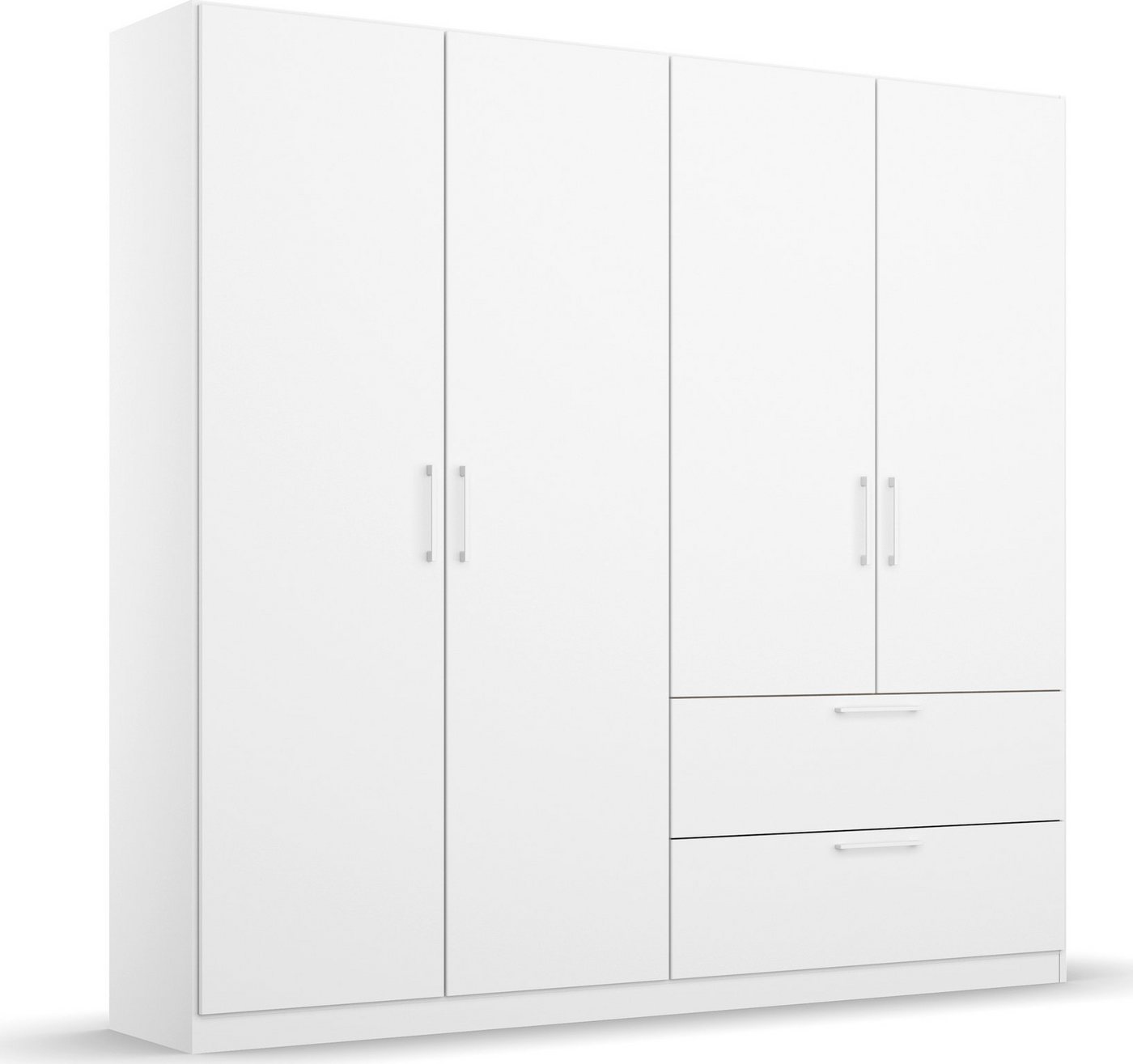 OTTO home Drehtürenschrank Kleiderschrank Schrank Garderobe Wäscheschrank CHALLENGER (Breite 181 cm, Höhen 197 cm) Metallgriffe in Graumetallic und geräumige Schubladen MADE IN GERMANY Bild 4