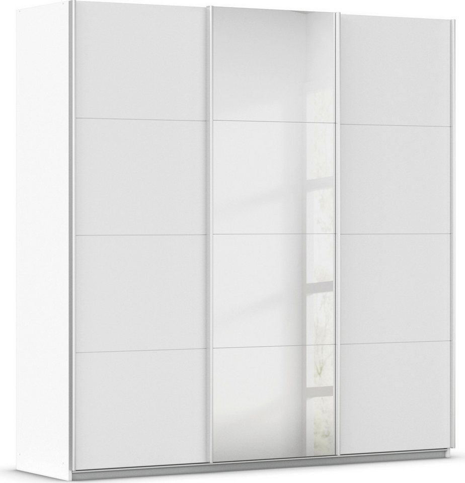 OTTO home Schwebetürenschrank Kleiderschrank Schrank Schlafzimmerschrank Garderobe AGORDO (Breiten 203 cm, Griffe alufarben) Top Innenausstattung, MADE IN GERMANY Bild 3