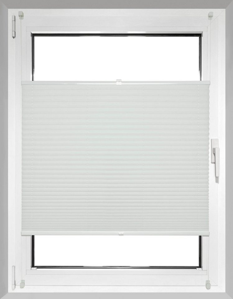 Good Life Plissee Ada, ohne Bohren, Lichtschutz, Klemmfix, Lichtschutz, ohne Bohren, verspannt, Klemmfix, Lichtschutz