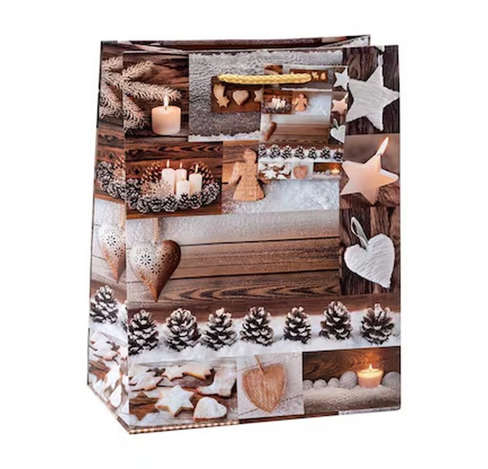 TSI Geschenk-Tragetasche 12 TSI Geschenktaschen Weihnachten Serie 9 Motiv sortiert 18,0 x 23,0