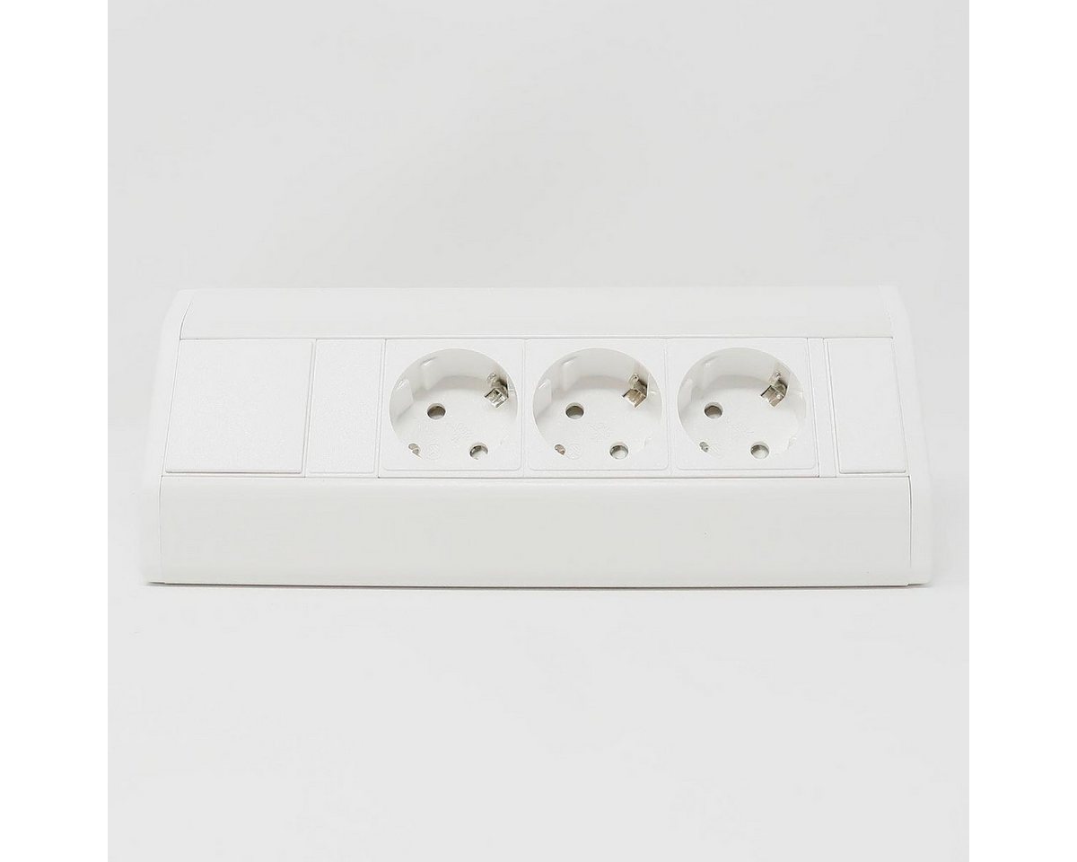 world-trading-net 3-fach Ecksteckdose weiß, 1,8m Kabel mit Stecker Steckdosenleiste Bild 4