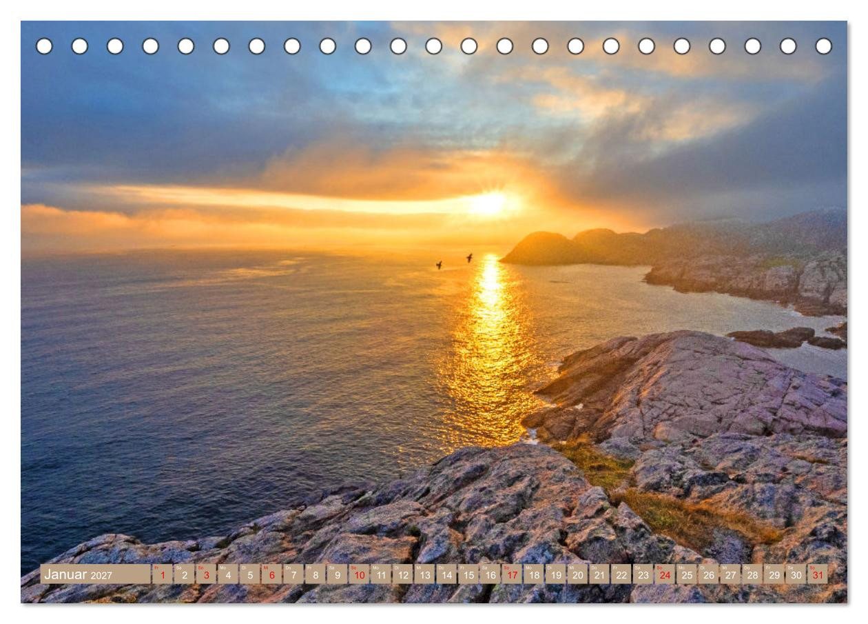 CALVENDO Wandkalender Vom Südkap zum Nordkap (Tischkalender 2027 DIN A5 quer), CALVENDO Mona Bild 2