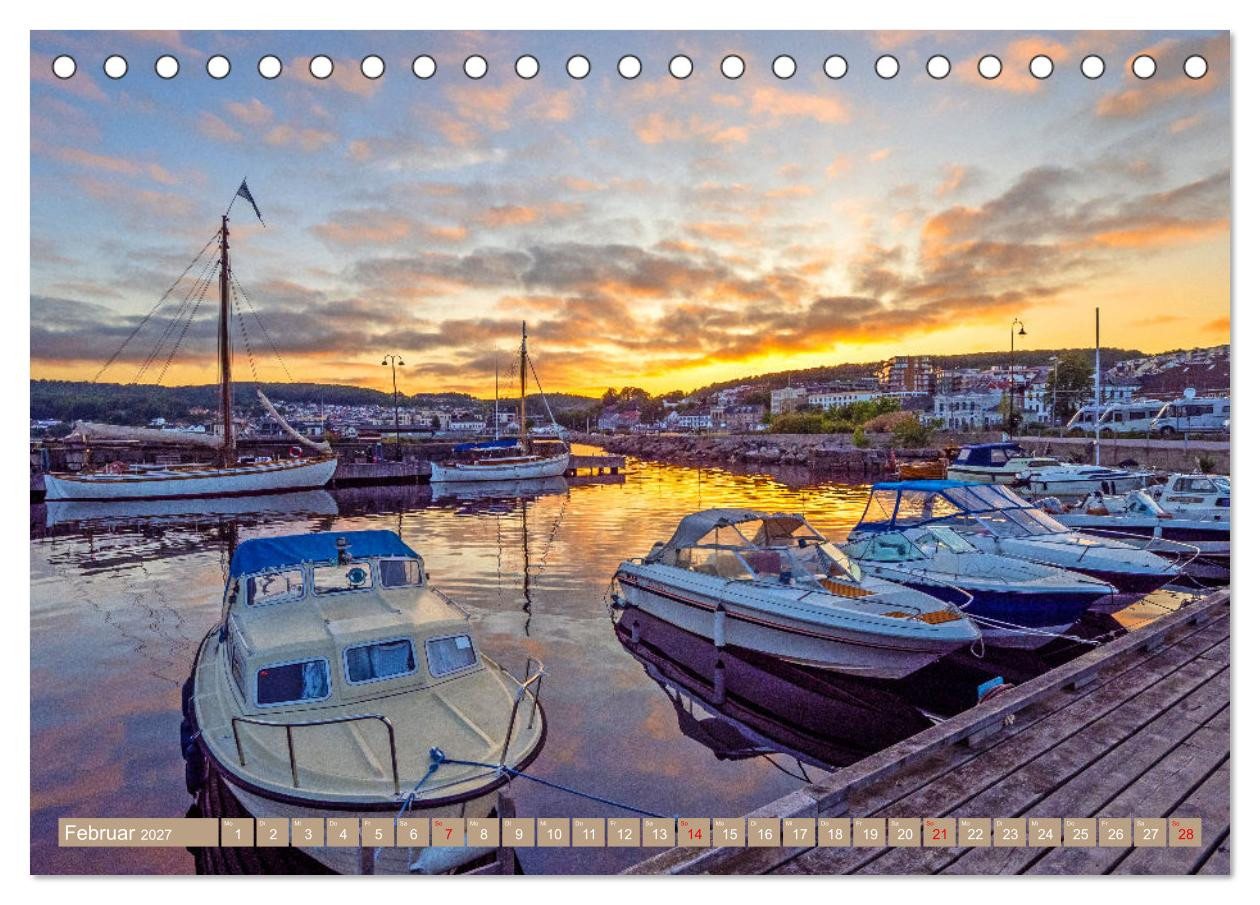 CALVENDO Wandkalender Vom Südkap zum Nordkap (Tischkalender 2027 DIN A5 quer), CALVENDO Mona Bild 4