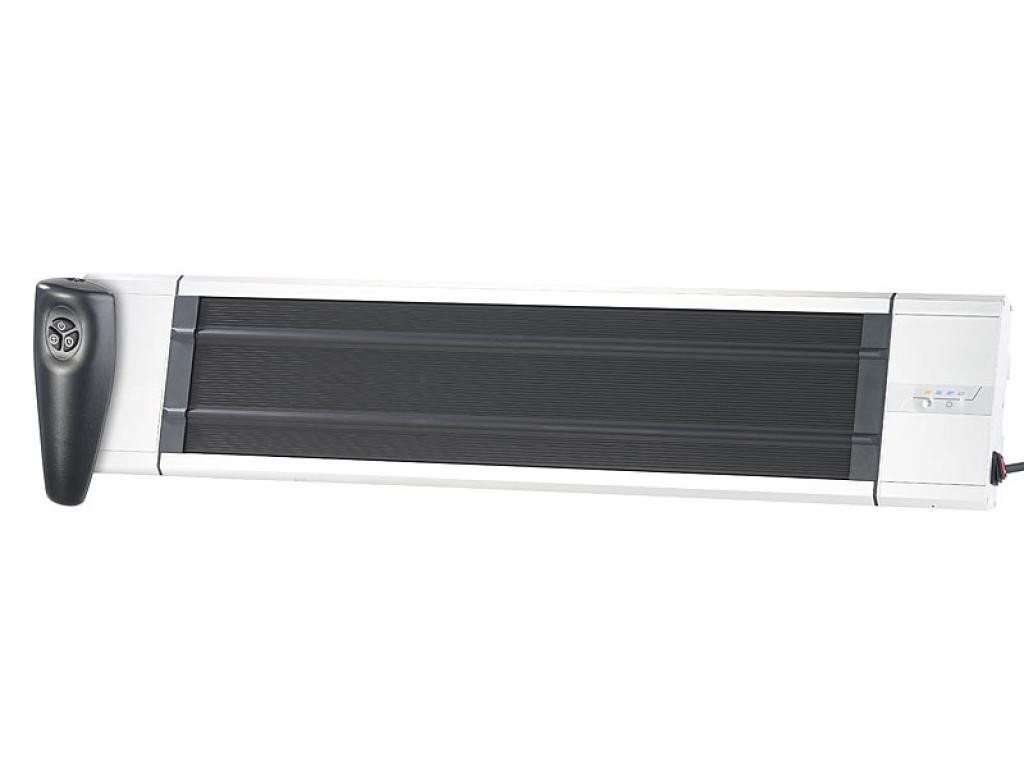 Semptec Heizstrahler Infrarot-Dunkelheizstrahler RA-324, 2400 W, Timer & Fernbedienung, 2400 W, zwei Heizstufen 1200W u. 2400W Bild 2