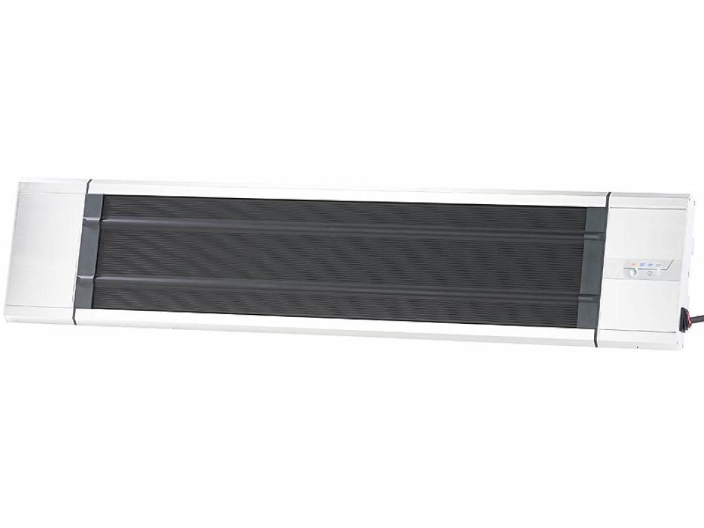 Semptec Heizstrahler Infrarot-Dunkelheizstrahler RA-324, 2400 W, Timer & Fernbedienung, 2400 W, zwei Heizstufen 1200W u. 2400W Bild 4