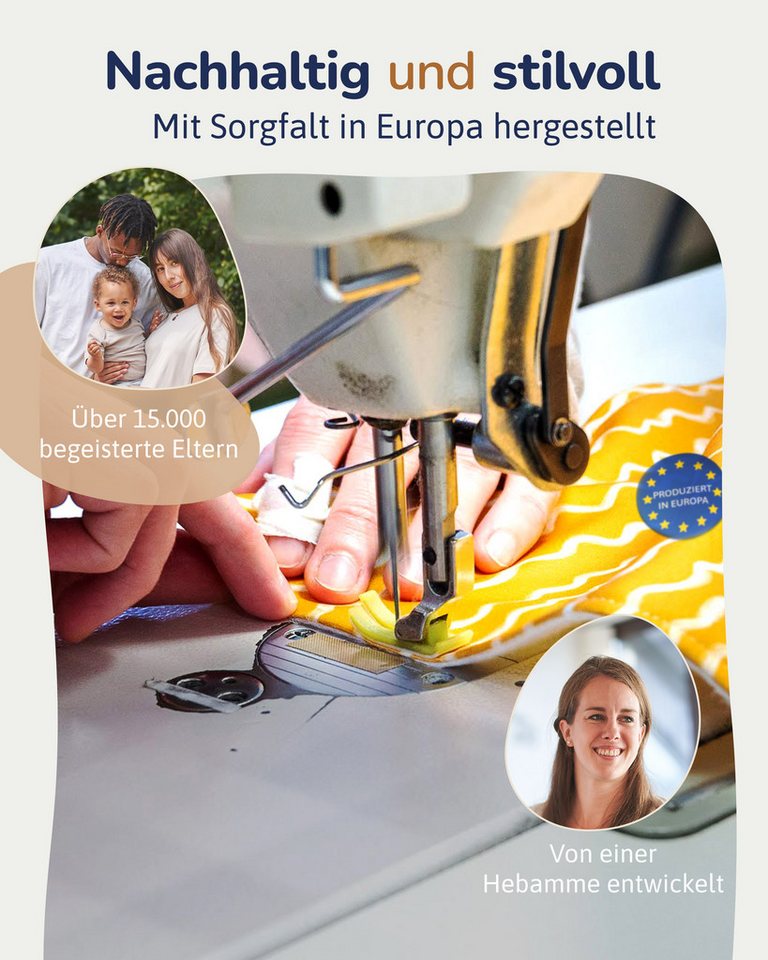 Hinzling Wickelauflage Baby Wickelunterlage für unterwegs – moderne Wickeltisch Auflage Bild 3
