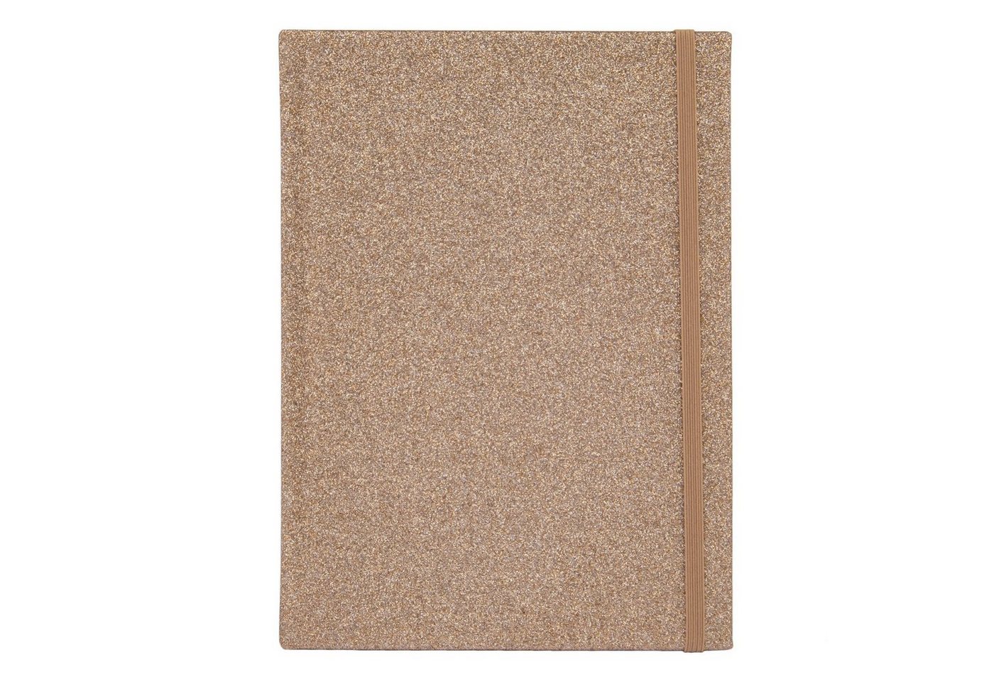 Idena Notizbuch Notizbuch Glitter champagner - kariert, 100 g/m² Bild 2