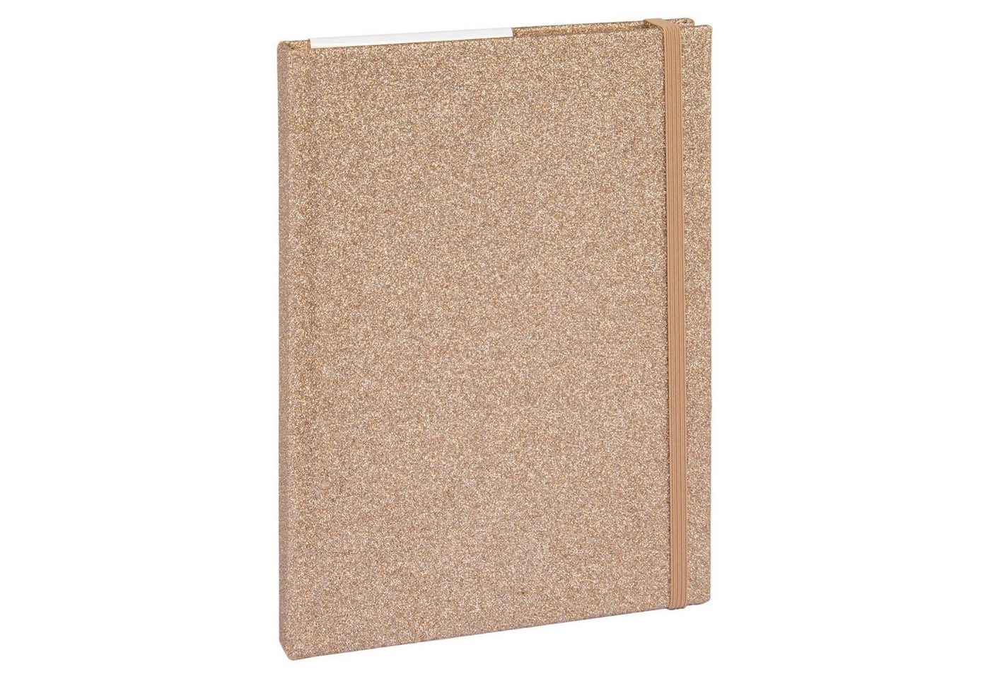 Idena Notizbuch Notizbuch Glitter champagner - kariert, 100 g/m² Bild 5