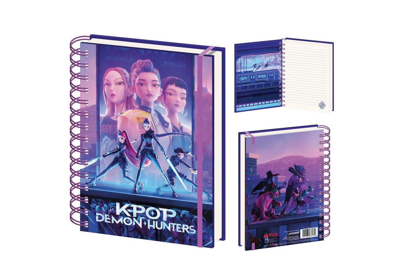 Notizbuch K-Pop Demon Hunter - Band - Notizbuch