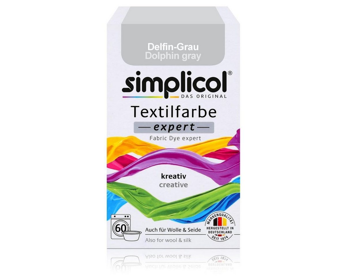 simplicol Textilfarbe Simplicol Textilfarbe expert Delfin-Grau 150g - Farbe zum Färben (1er Bild 2