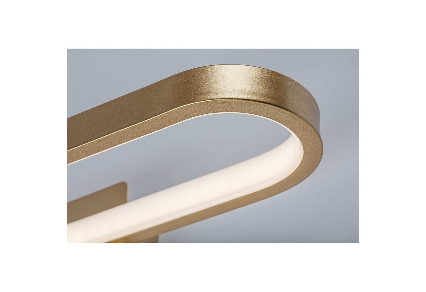 Rabalux Wandleuchte LED-Badezimmerleuchte 15 W goldfarben IP44 Odran, Badwandleuchte 40 cm Bild 2