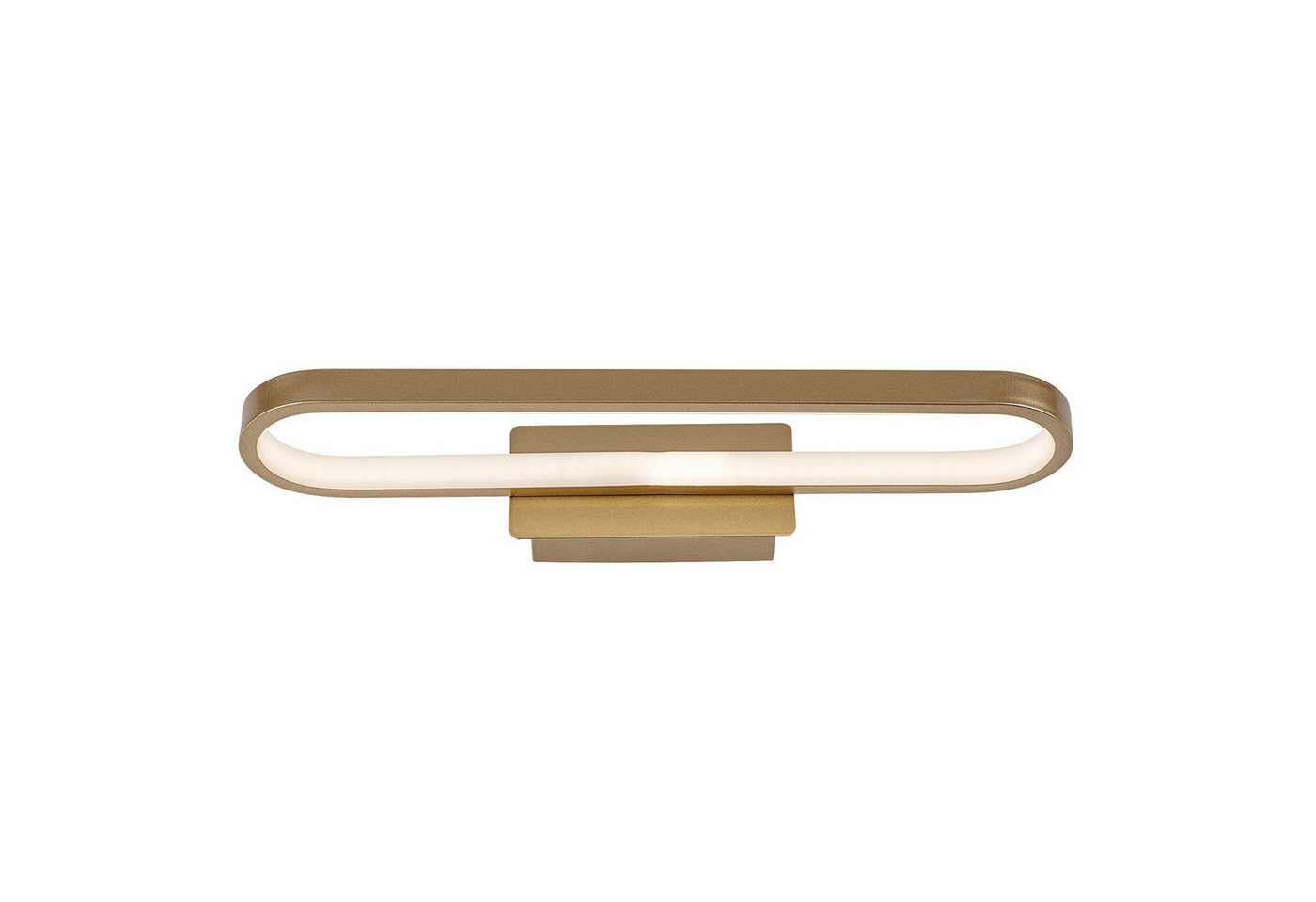 Rabalux Wandleuchte LED-Badezimmerleuchte 15 W goldfarben IP44 Odran, Badwandleuchte 40 cm Bild 4