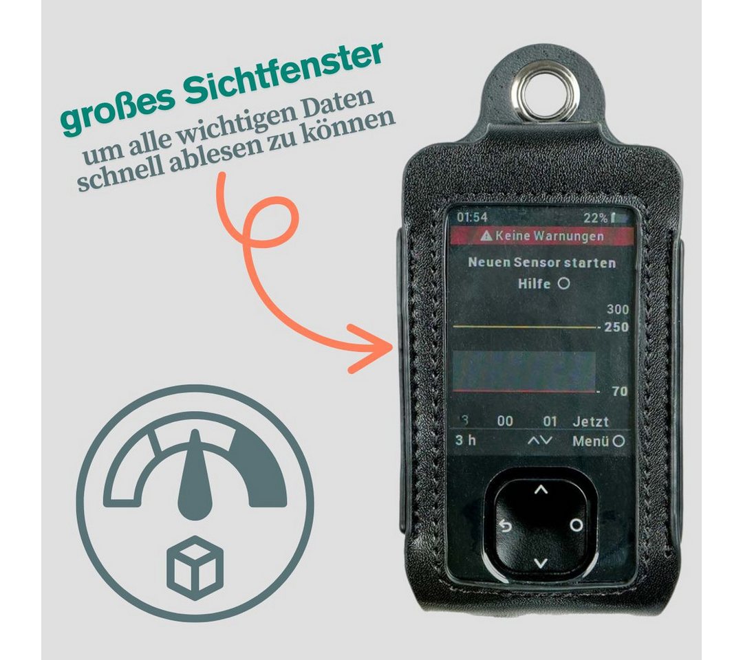 caseroxx Blutzuckermessgerät caseroxx Umhängetasche für Dexcom G7 / ONE+ in Bild 3