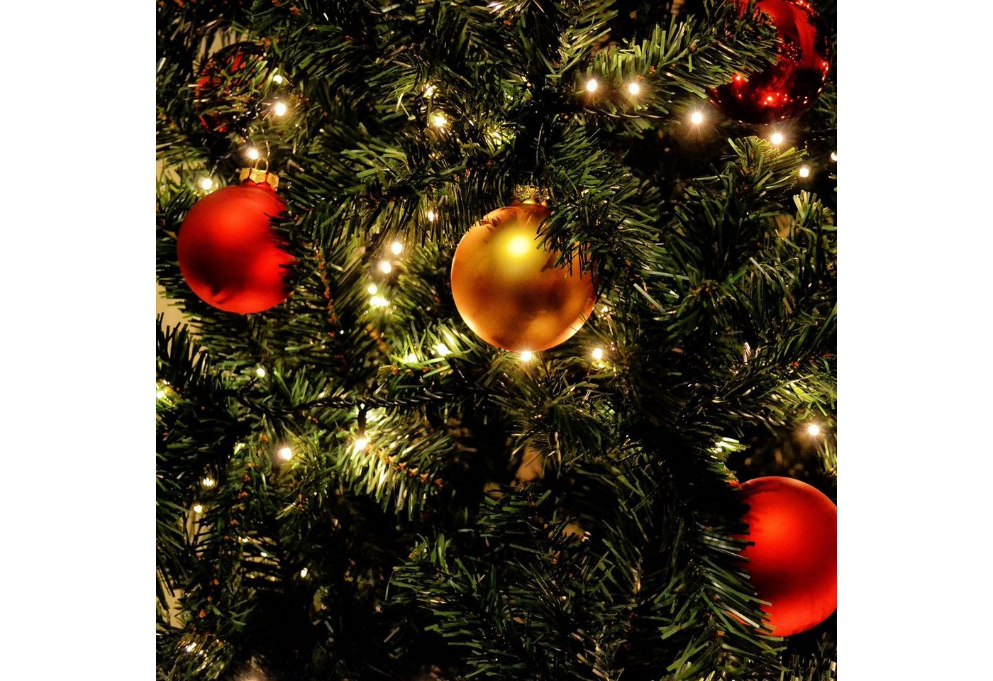 Salcar LED-Lichterkette LED Lichterkette Weihnachtsbaum mit Ring weihnachtsbaumbeleuchtung, Weihnachtsbeleuchtung für 60cm / 90cm / 120cm Tannenbaum Bild 2
