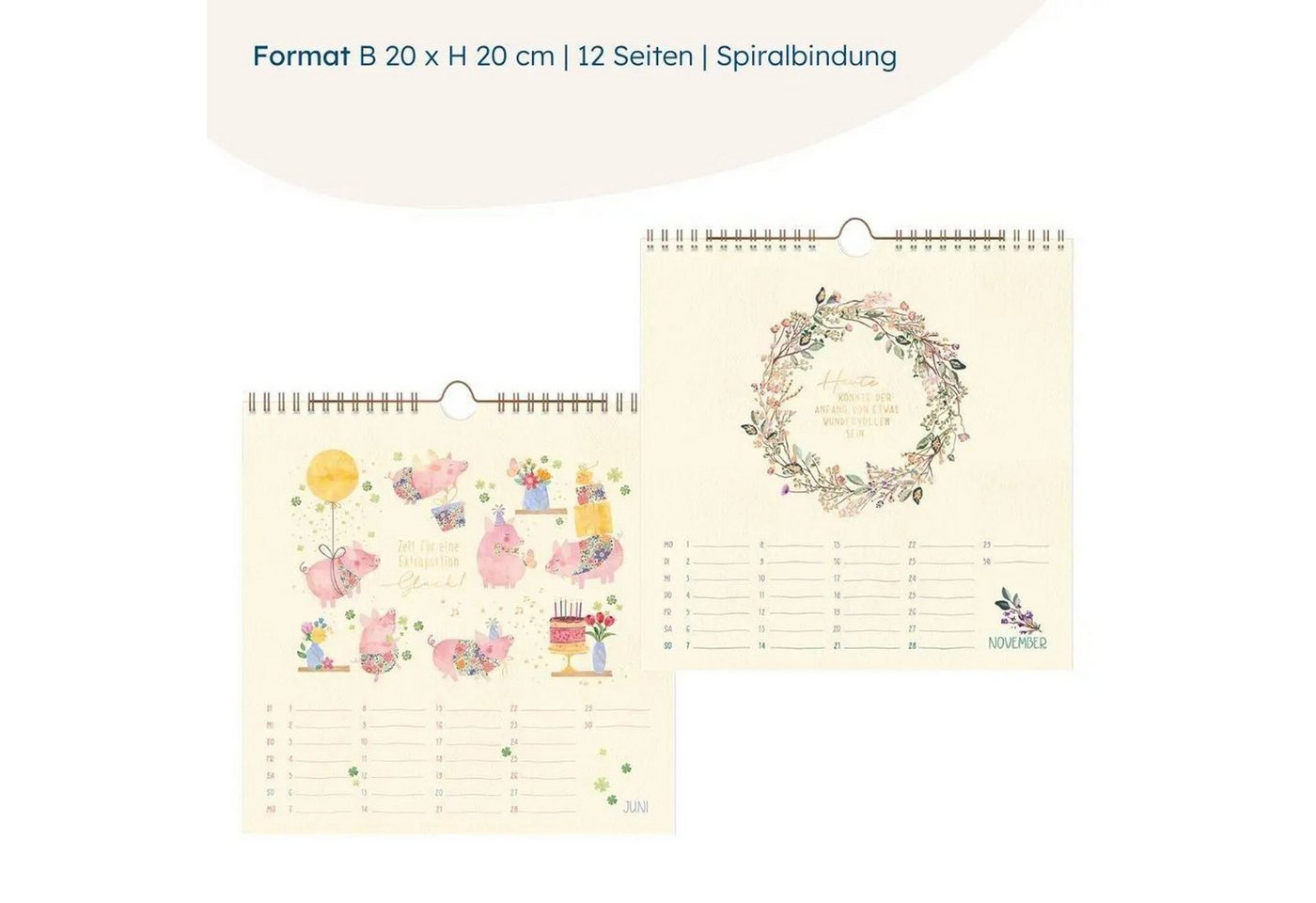 Grafik Werkstatt Wandkalender Wandkalender quadratisch 2027 Lieblingstage Bild 2