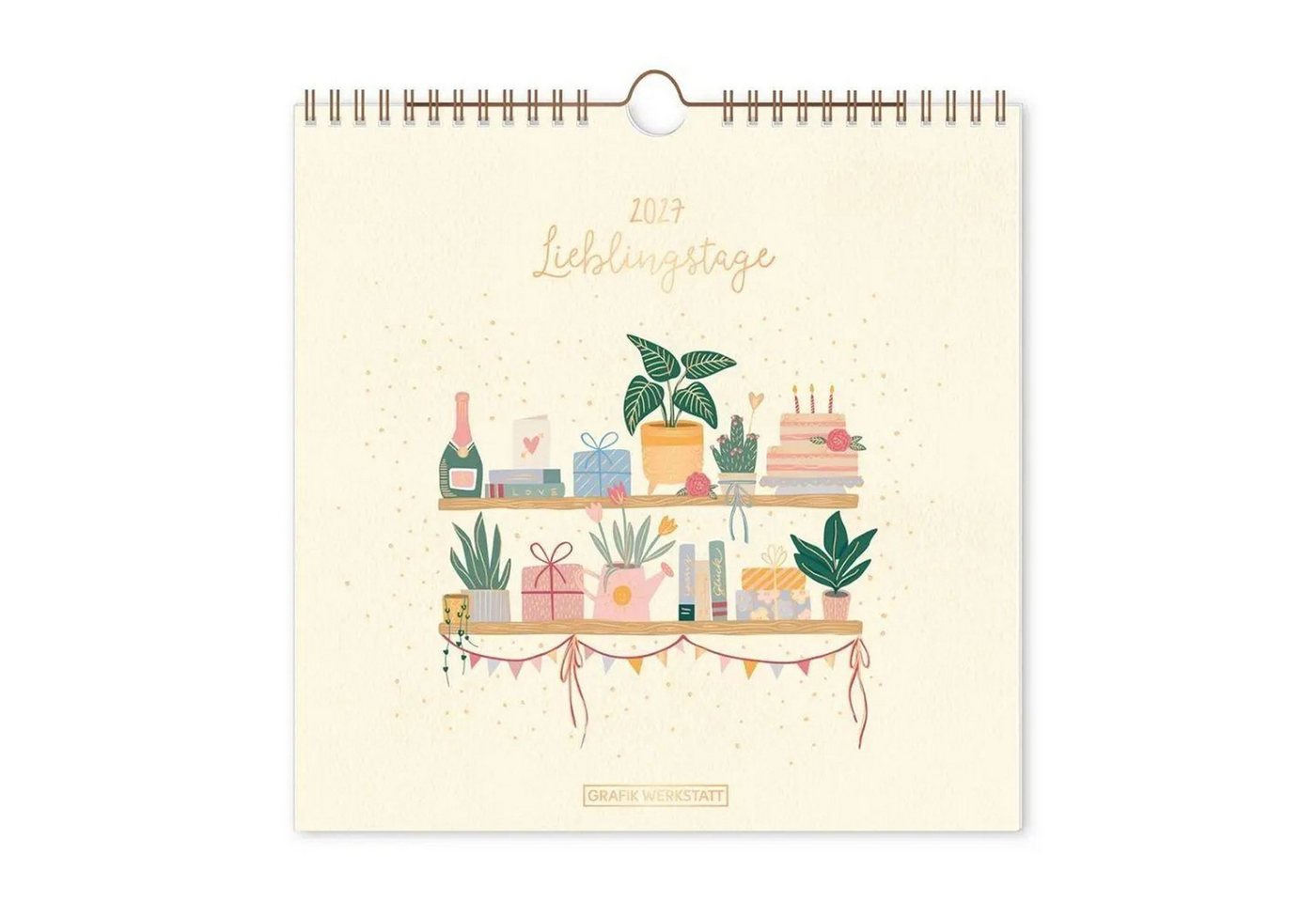 Grafik Werkstatt Wandkalender Wandkalender quadratisch 2027 Lieblingstage Bild 3