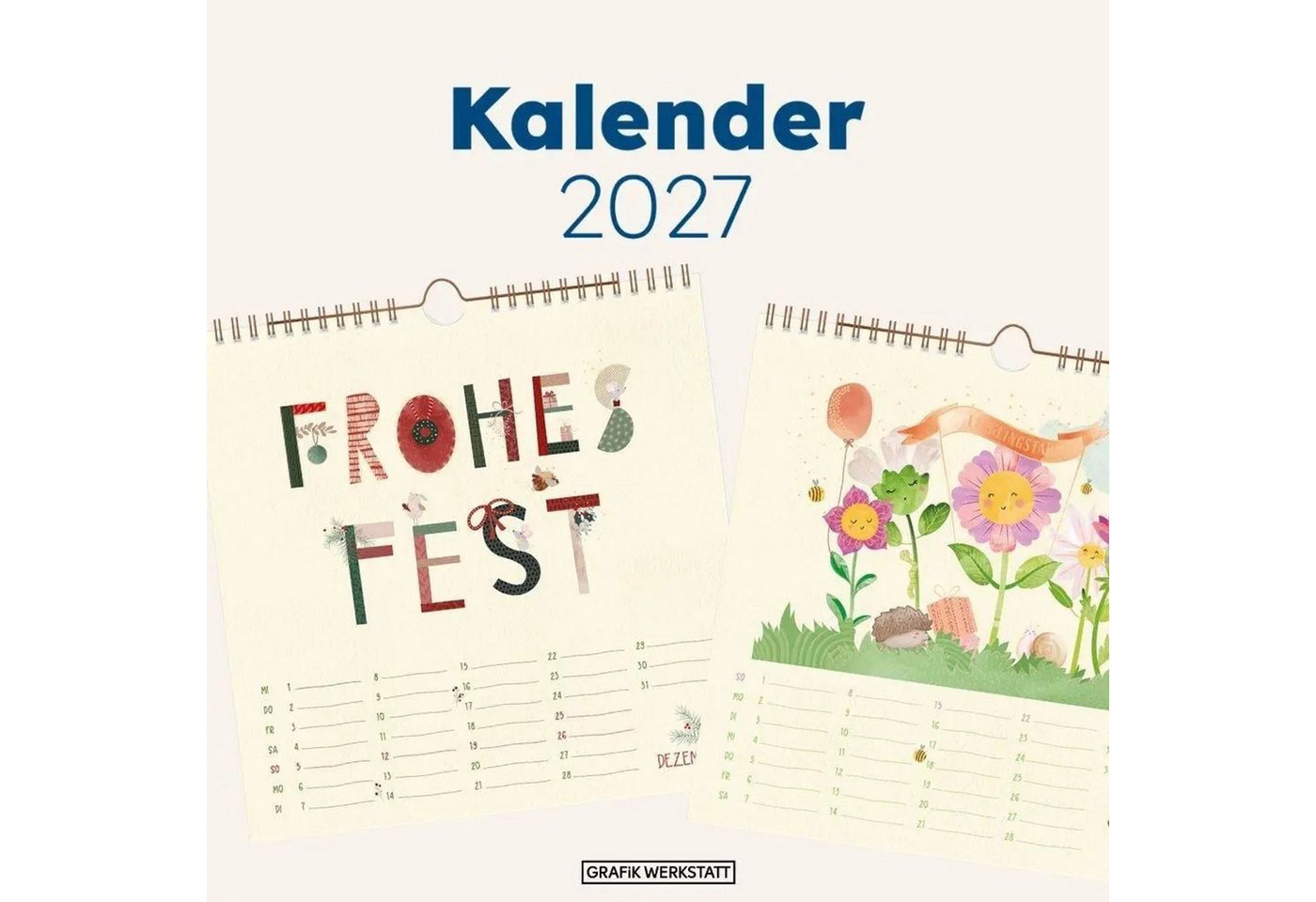 Grafik Werkstatt Wandkalender Wandkalender quadratisch 2027 Lieblingstage Bild 4