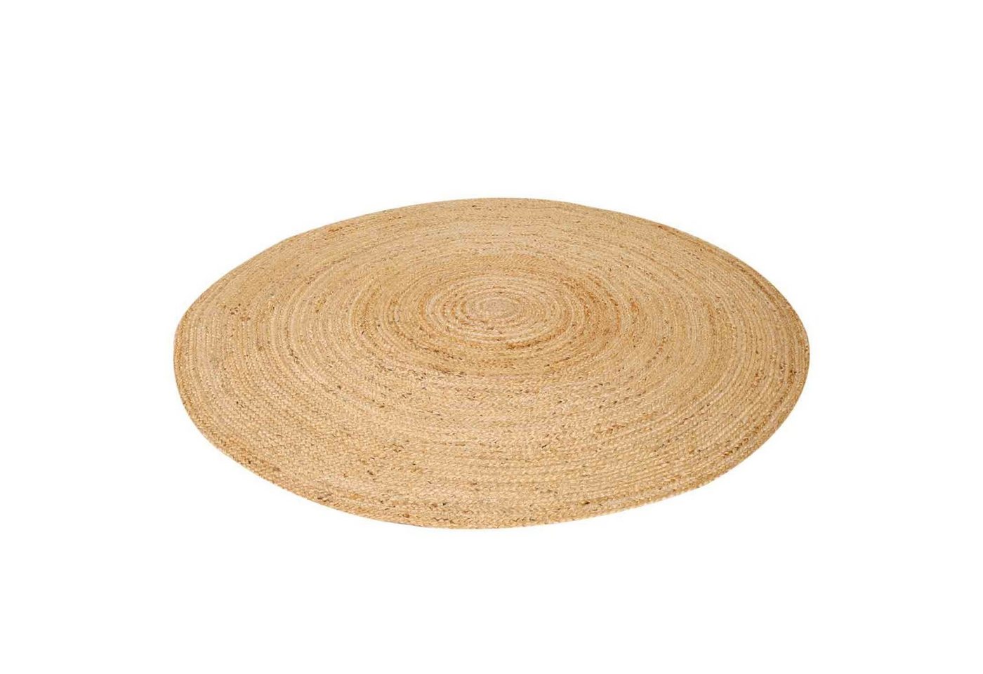 Casa Moro Teppich Jute Teppich Tamani Natur rund Boho Chic Teppich-Läufer, rund, aus 100% Naturfaser Jute handgeflochten