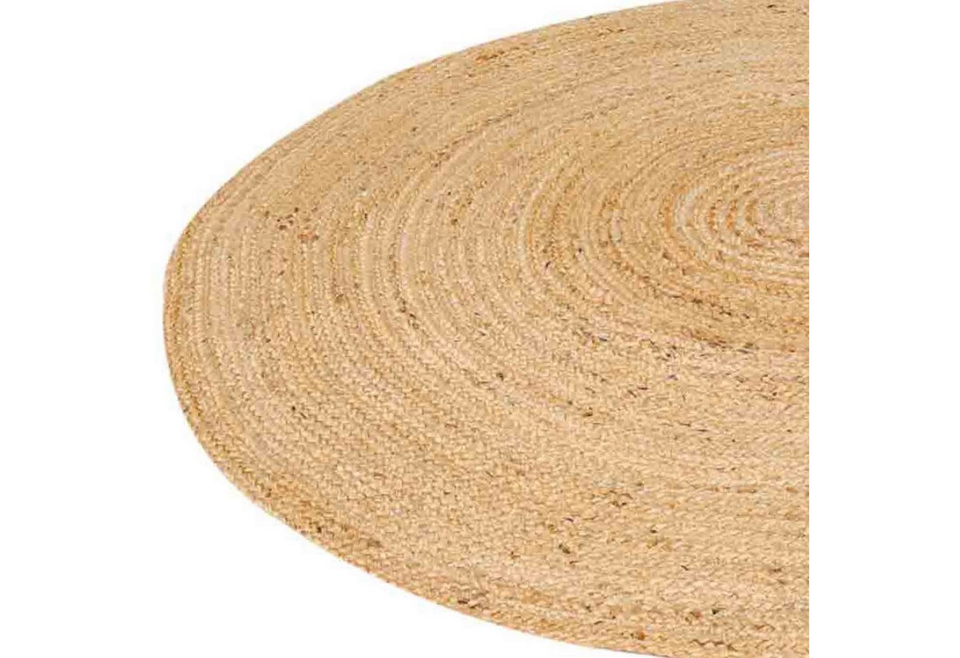 Casa Moro Teppich Jute Teppich Tamani Natur rund Boho Chic Teppich-Läufer, rund, aus 100% Naturfaser Jute handgeflochten Bild 2