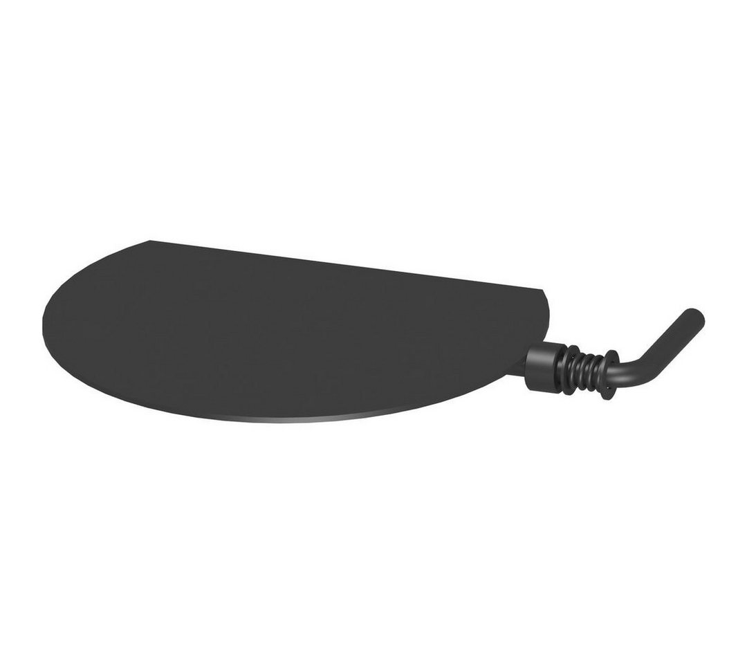 Feuercampus Ofenrohr Ø 150 mm Drosselklappe - schwarz, 150 mm