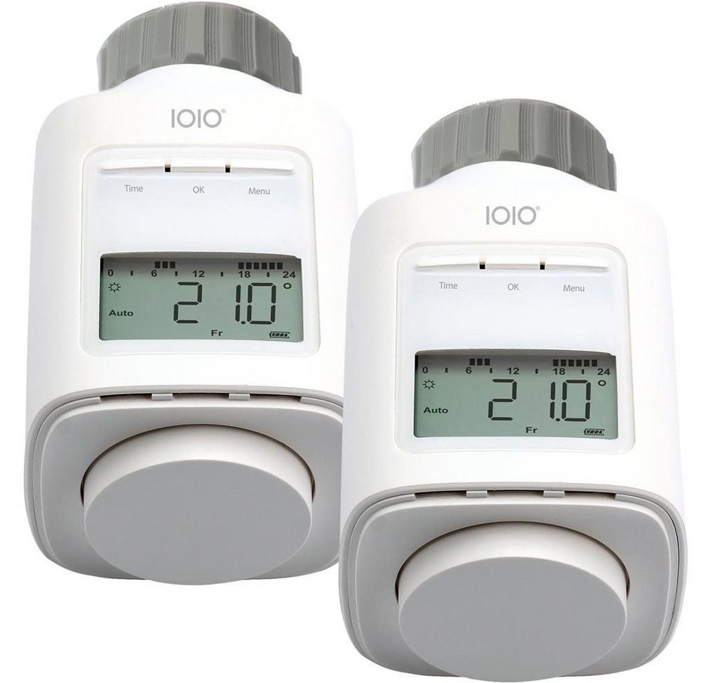 IOIO Heizkörperthermostat HT 2000/23 Heizungsthermostat digital programmierbar LCD Display, (2er Pack) Heizungsregler elektronisches Thermostat Batterie Heizkörper Regler Bild 5
