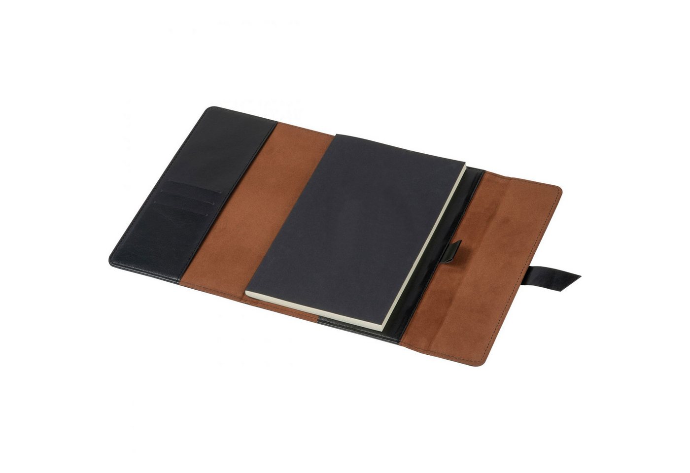 Macma Notizbuch Notizbuch / DIN A5 / mit 160 linierten Seiten / Farbe: schwarz