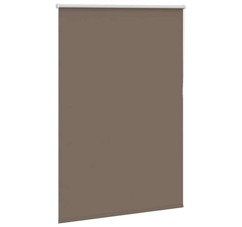 Verdunklungsrollo Verdunkelungsrollo 115x150 cm Kaffeebraun, furnicato, Höhenverstellbarer Sichtschutz-Rollo mit Kabelclip für das Büro Bild 4