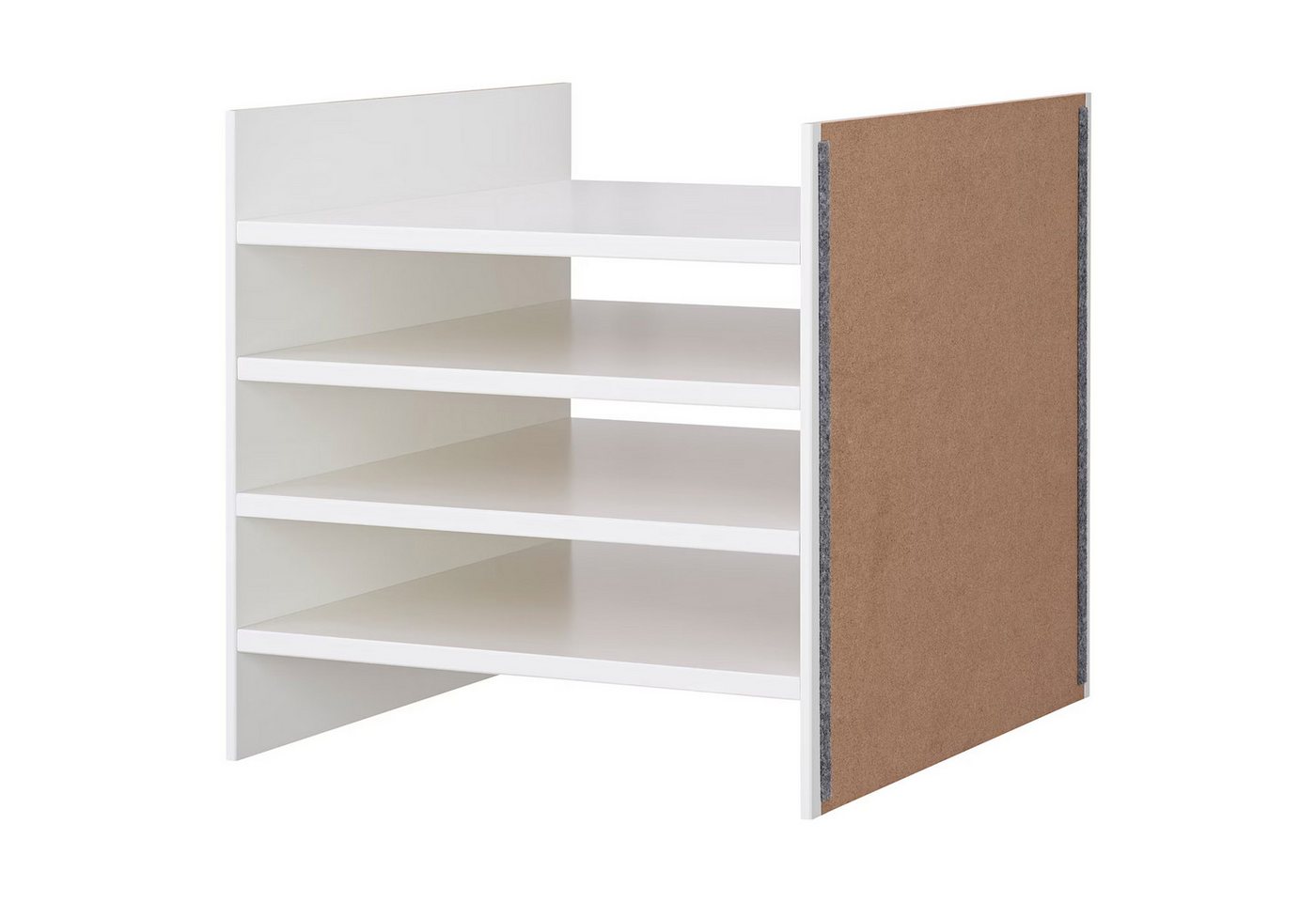 IKEA Regalelement KALLAX Einsatz mit 4 Böden 33x33 cm weiß Bild 2