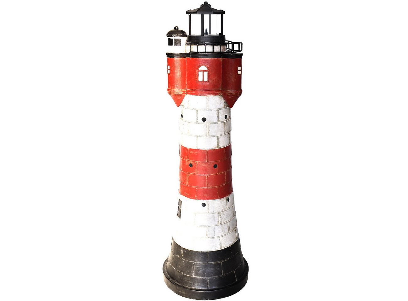 Jürgen Westerholt GmbH Gartenleuchte Solar-Deko-Leuchtturm (80 cm): Maritime Gartenleuchte & wetterfest, Ideal als nächtliches Orientierungslicht Bild 2