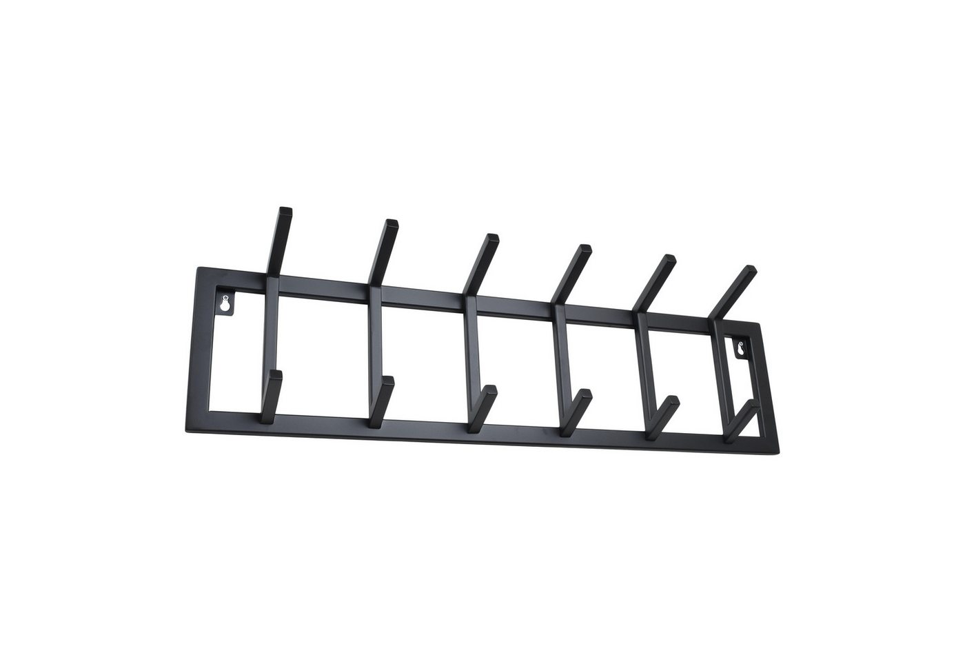 LOFT42 Wandgarderobe LOFT42 Garderobenständer Jaimy– Schwarz – Metall – 80x24x12cm Bild 2