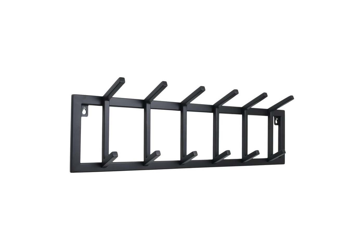 LOFT42 Wandgarderobe LOFT42 Garderobenständer Jaimy– Schwarz – Metall – 80x24x12cm Bild 3
