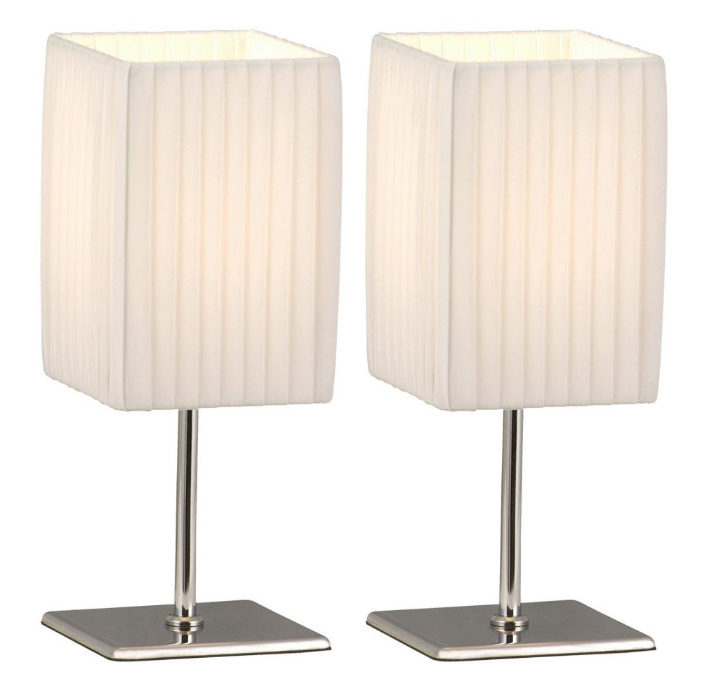 GLOBO LIGHTING Tischleuchte, Leuchtmittel nicht inklusive, 2er Set Tischleuchten schaltbar Bild 2