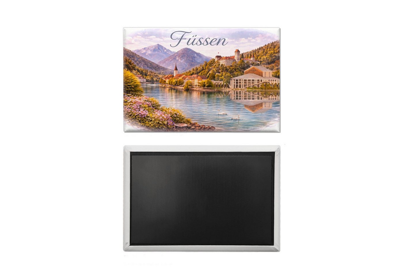 speecheese Magnet Füssen Allgäu Alpen See Souvenir Souvenir Magnet Landschaft Bild 2