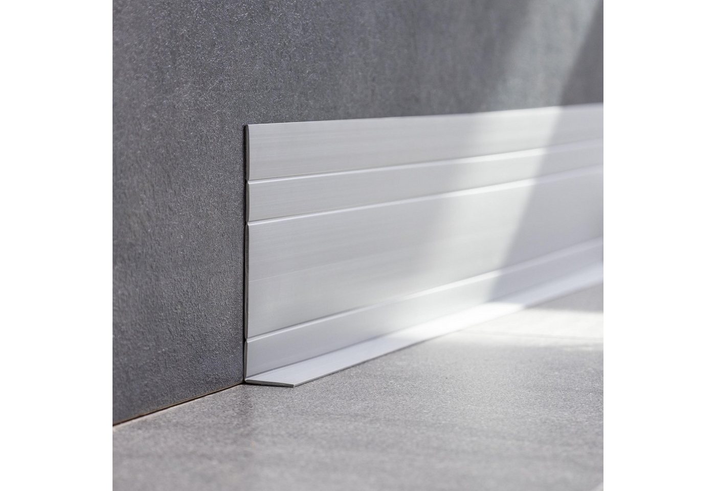 Quest Abschlussleiste Multifunktionsleiste W4 2in1 selbstklebend 110 mm, Selbstklebend, Kunststoff (PVC), 1-St., selbstklebend, 2in1, 110 mm, 5-m-Rolle