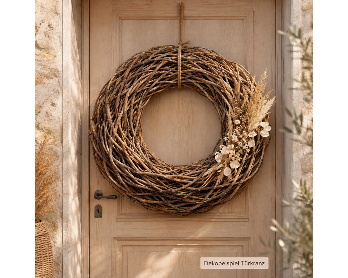 NaDeco Bastelnaturmaterial Lianenkranz, Natur, Ø 85 cm Rebenkranz Türkranz Bild 5