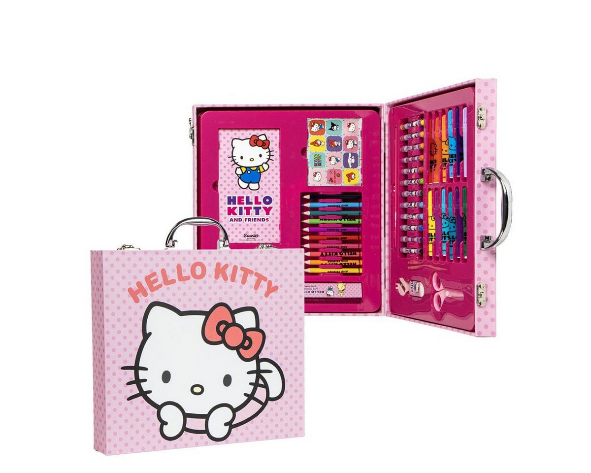 Cerda Farbkasten Hello Kitty Malset im Koffer Kreatives Bastelset Kinder Bild 3