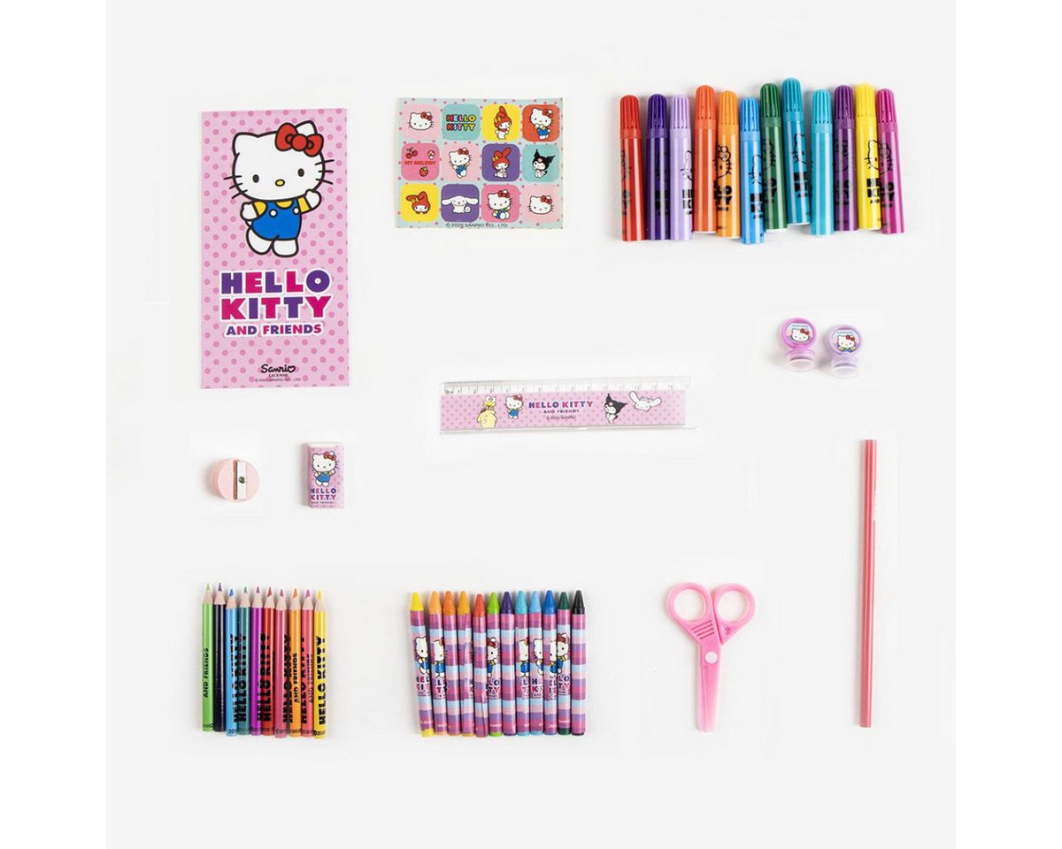 Cerda Farbkasten Hello Kitty Malset im Koffer Kreatives Bastelset Kinder Bild 5