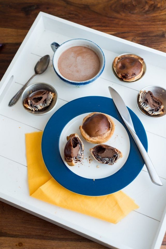 Schneider GmbH Backform 12 x für Pastei de Nata-Törtchen-Mini Kuchen-Pasteten °35mm Weißblech Bild 3