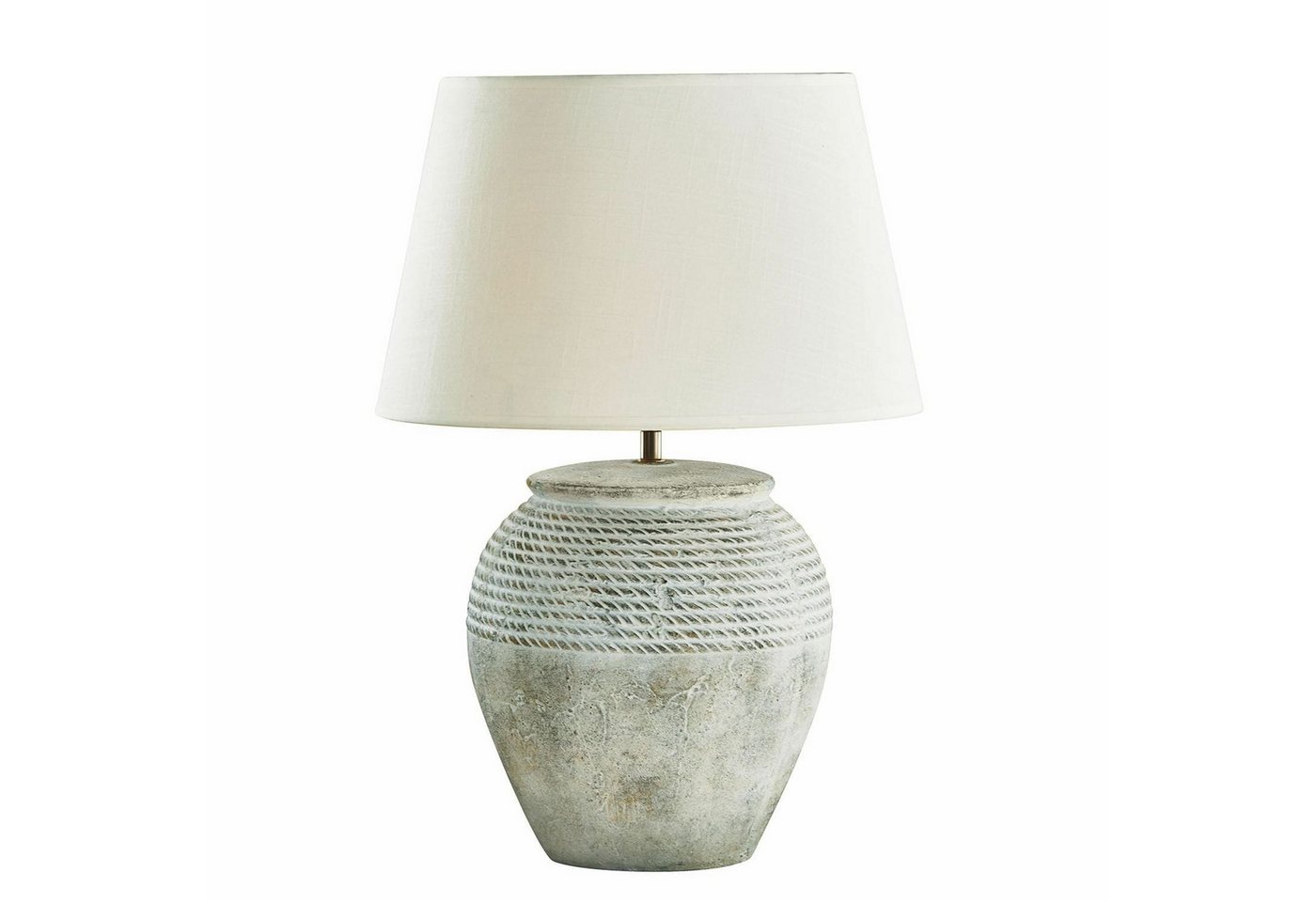 Mirabeau Tischleuchte Tischlampe Brookline grau/creme Bild 3
