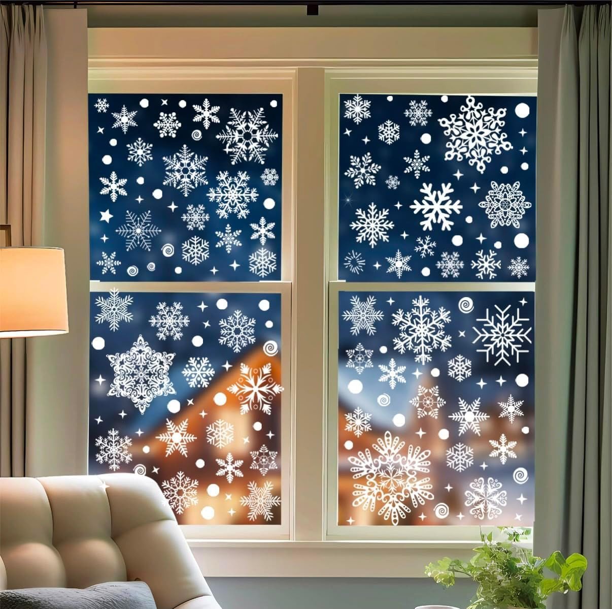 TK Gruppe Fensterbild Weihnachts-Fensterbilder, Sticker selbstklebend Weihnachten Deko, selbstklebend Bild 3