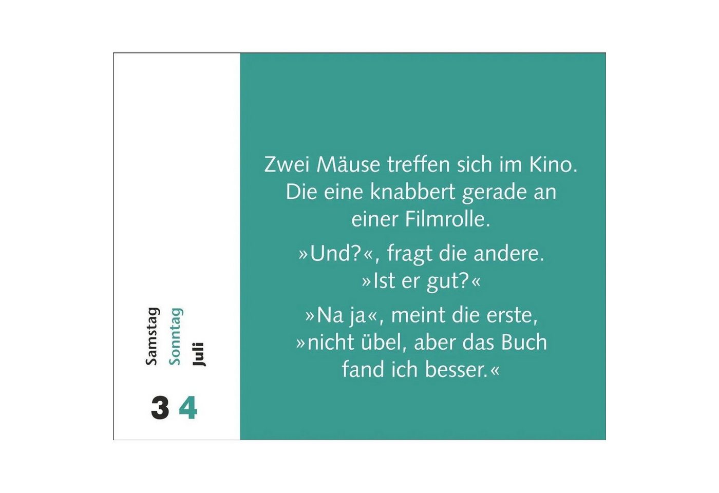 Harenberg Kalender Verlag Abreißkalender Witzirin Tagesabreißkalender 2027 - Diese Packung enthält: die... Bild 2