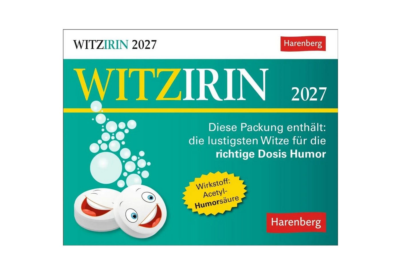 Harenberg Kalender Verlag Abreißkalender Witzirin Tagesabreißkalender 2027 - Diese Packung enthält: die... Bild 3
