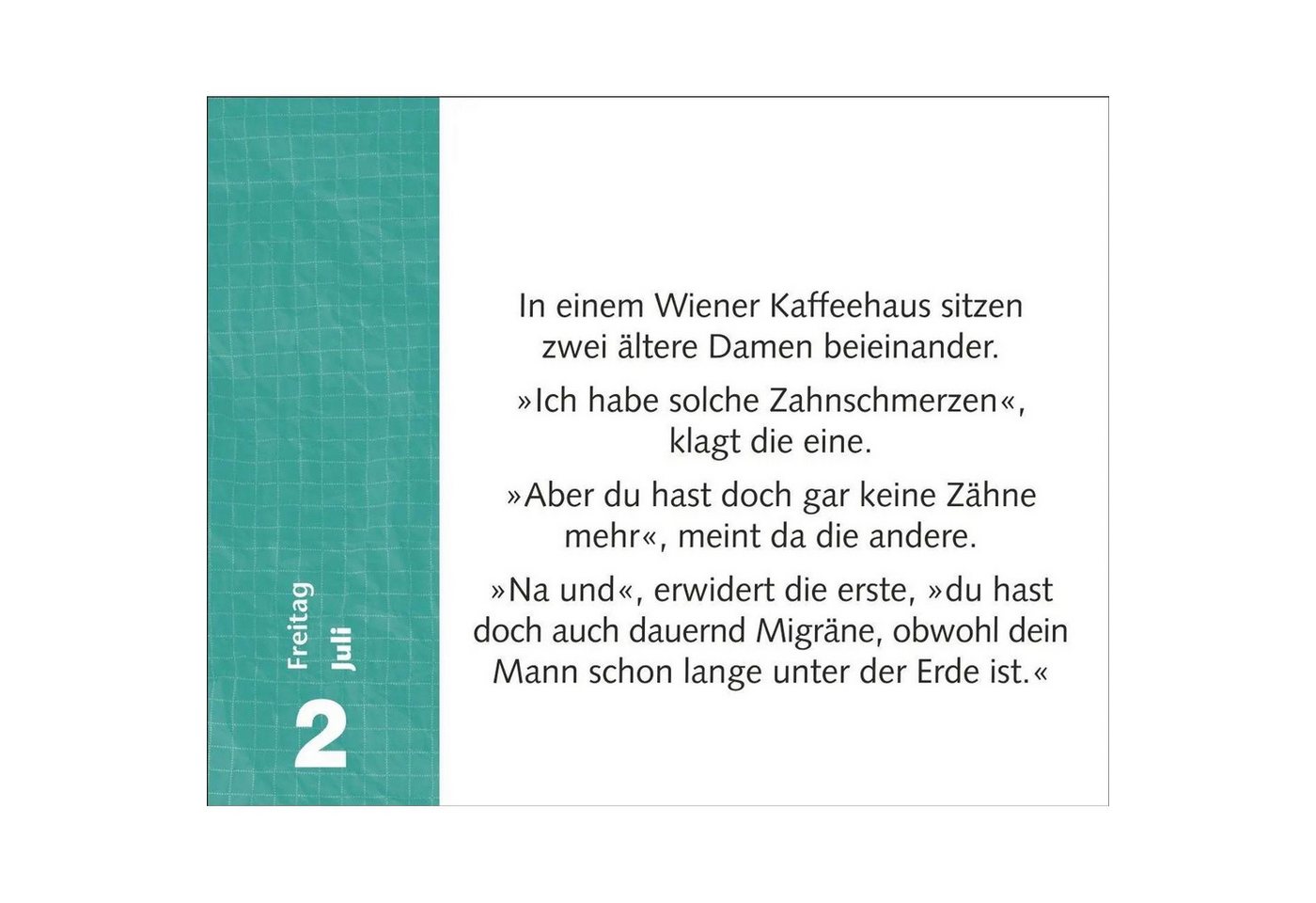 Harenberg Kalender Verlag Abreißkalender Witzirin Tagesabreißkalender 2027 - Diese Packung enthält: die... Bild 4