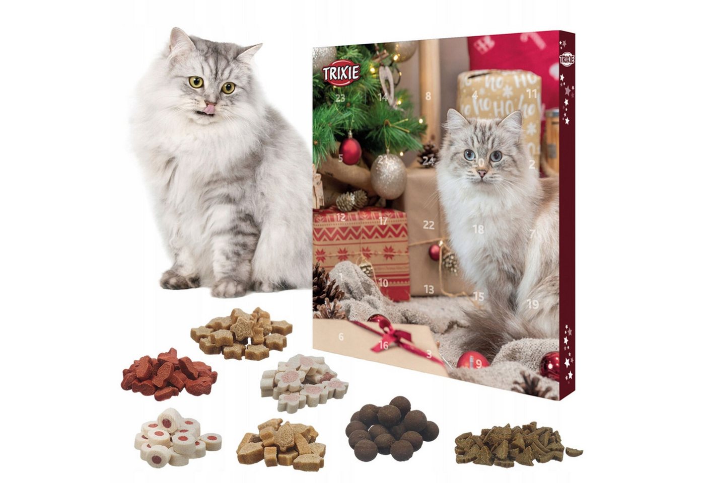 TRIXIE Katzen-Adventskalender Adventskalender für Katzen TRIXIE, 24 Snacks, 7 Geschmacksrichtungen Bild 3